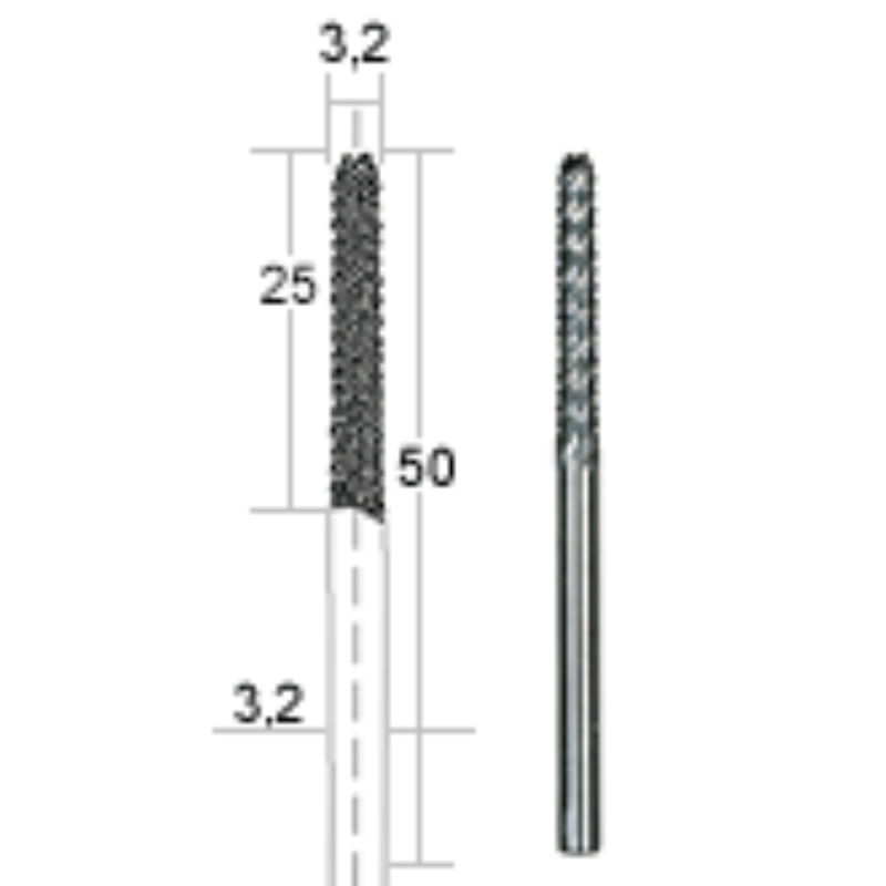 Cietkausējuma frēze 3,2 mm, PROXXON MICROMOT System, smalkmehāniķiem