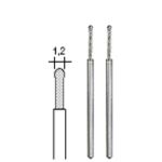 Dimanta lodveida MINI borfrēzes 1.2 mm, 2 gab, komplekts, PROXXON MICROMOT System, smalkmehāniķiem