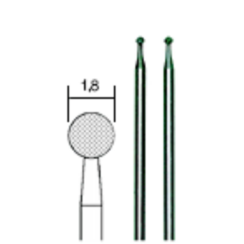 Dimanta MINI borfrēzes 1.8 mm, 2 gab, komplekts, PROXXON MICROMOT System, smalkmehāniķiem