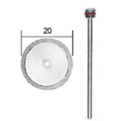 Diamond cutting disc 20mm with holder, PROXXON MICROMOT System