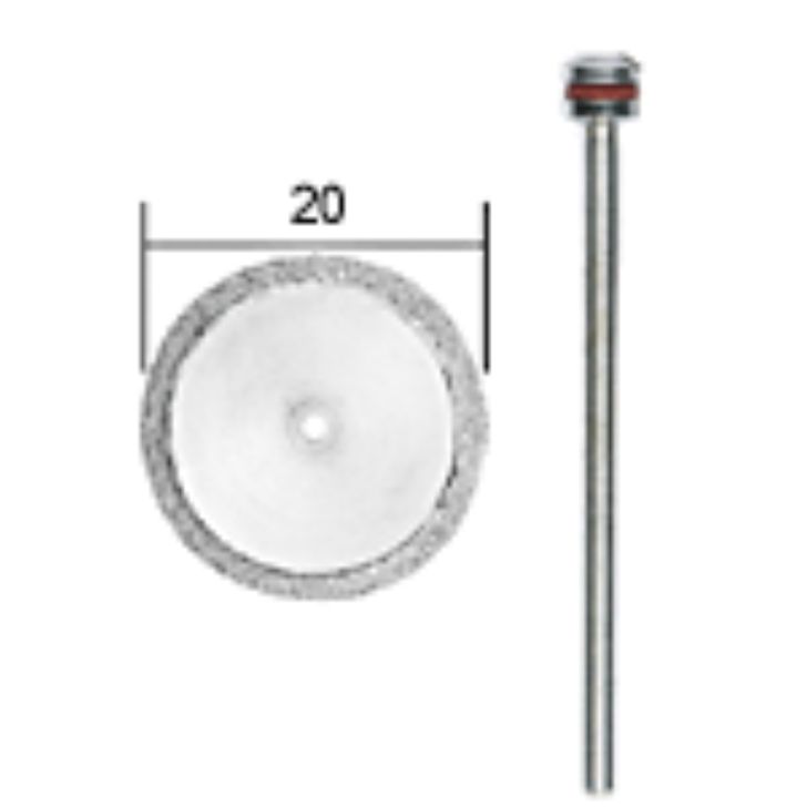 Diamond cutting disc 20mm with holder, PROXXON MICROMOT System