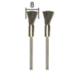 Щетки чистящие стальные 8мм, 2шт, Система PROXXON MICROMOT