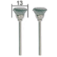 Stainless steel cleaning brushes 13mm, 2pcs, PROXXON MICROMOT System