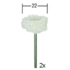 Pulēšanas uzgaļi no kokvilnas 22mm, 2gb, 28 297, PROXXON MICROMOT System