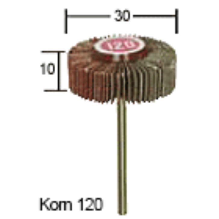 Sanding flap disc 30x10mm, PROXXON MICROMOT System, art. 28 985