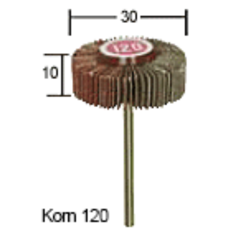 Slīpēšanas lameļdisks 30x10mm, PROXXON MICROMOT System, art. 28 985