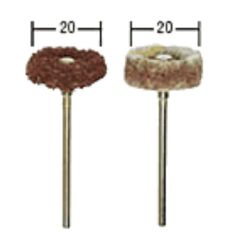 Nylon fiber sanding bits 20mm, 2pcs, set, PROXXON MICROMOT System, art. 28 282