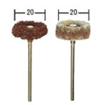 Nylon fiber sanding bits 20mm, 2pcs, set, PROXXON MICROMOT System, art. 28 282