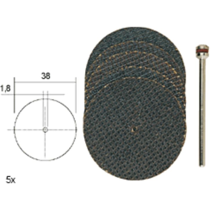 Reinforced aluminum oxide cutting discs From 28 818