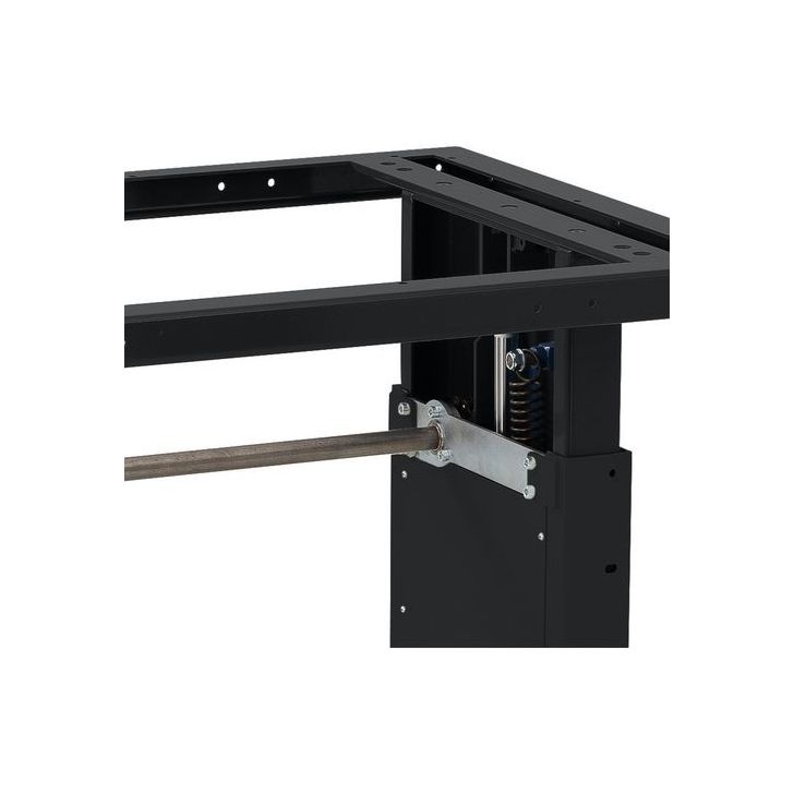 Work and assembly table with beech multiplex perforated grid board AMT 500 BL