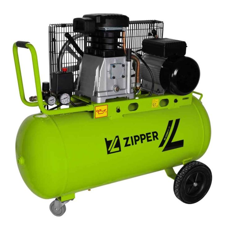 Compressor ZI-COM90-10, 90L, 210 l/min, 2.2 kW, 230V, 10 bar