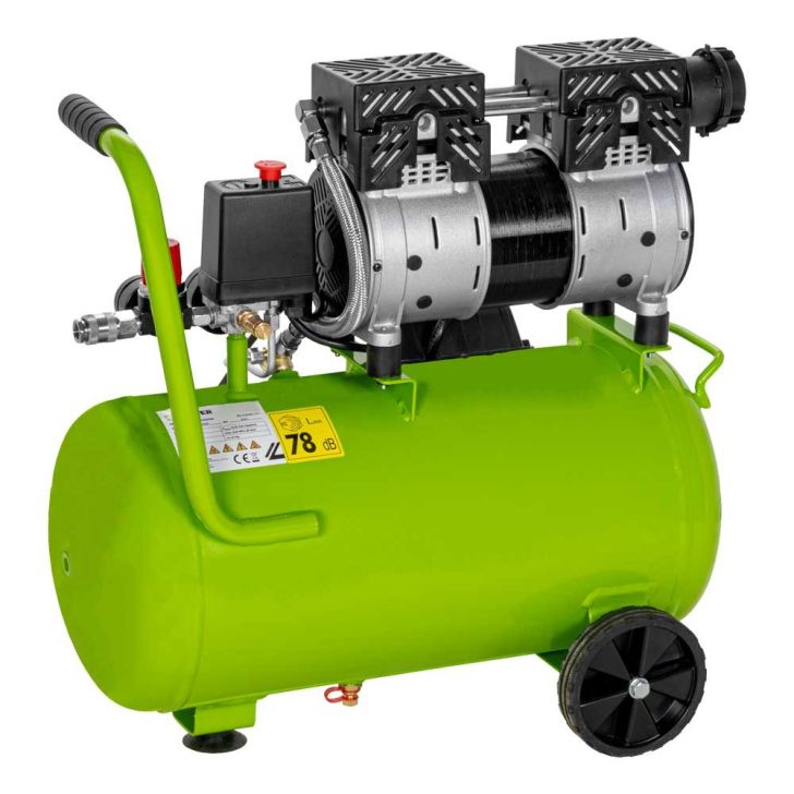 Compressor ZI-COM24SI, 24L, 80l/min, 0.75 kW, 230V, 8 bar