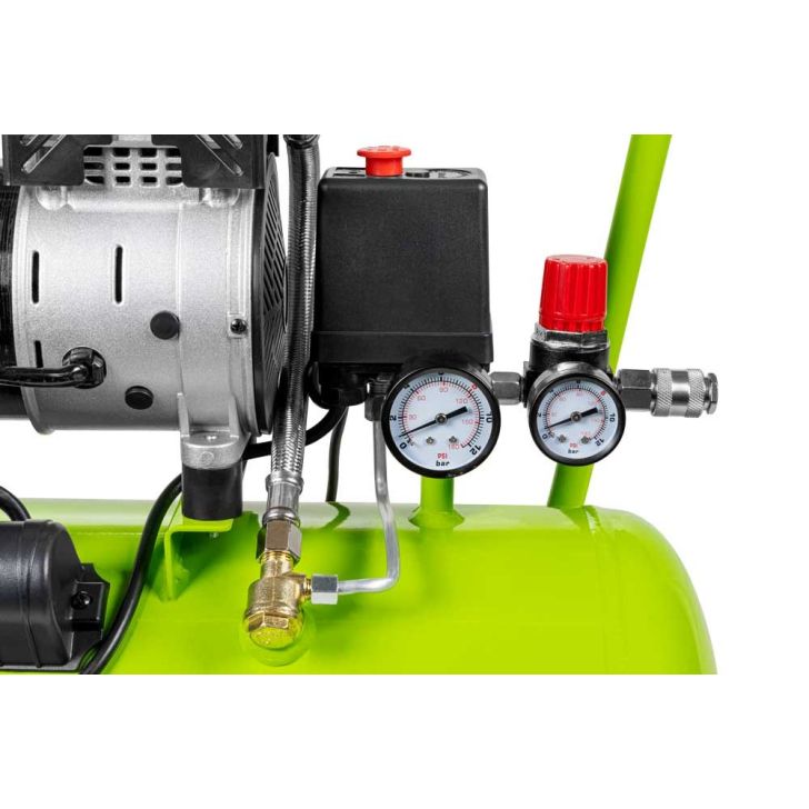 Kompresors ZI-COM24SI, 24L, 80l/min, 0.75 kW, 230V, 8 bar