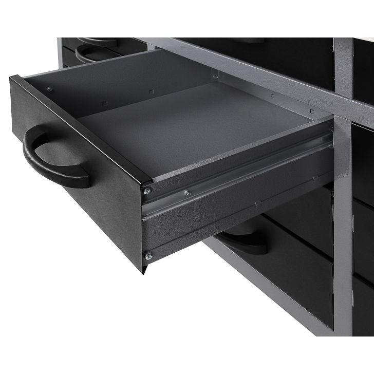 Work desk Konny 160 cm 2 cabinets LED