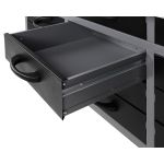 Рабочий стол Konny 160 см 2 шкафа LED