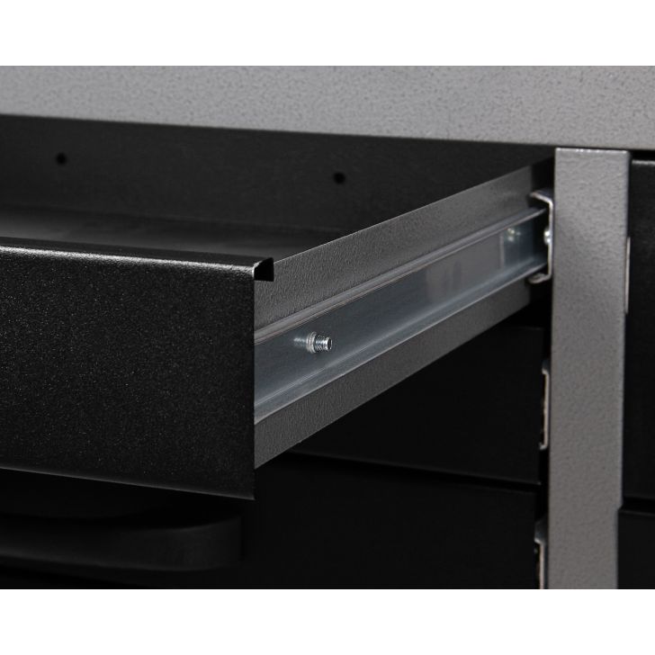 Work desk Konny 160 cm 2 cabinets LED