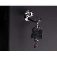 Darba galds 120cm ar atvilktni un durvīm melns Classic, 1200 mm 2