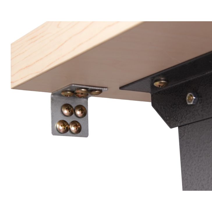 Work desk 120cm with drawer and door black Classic