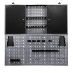 Darbnīcas skapis Joku, 120 cm, Black