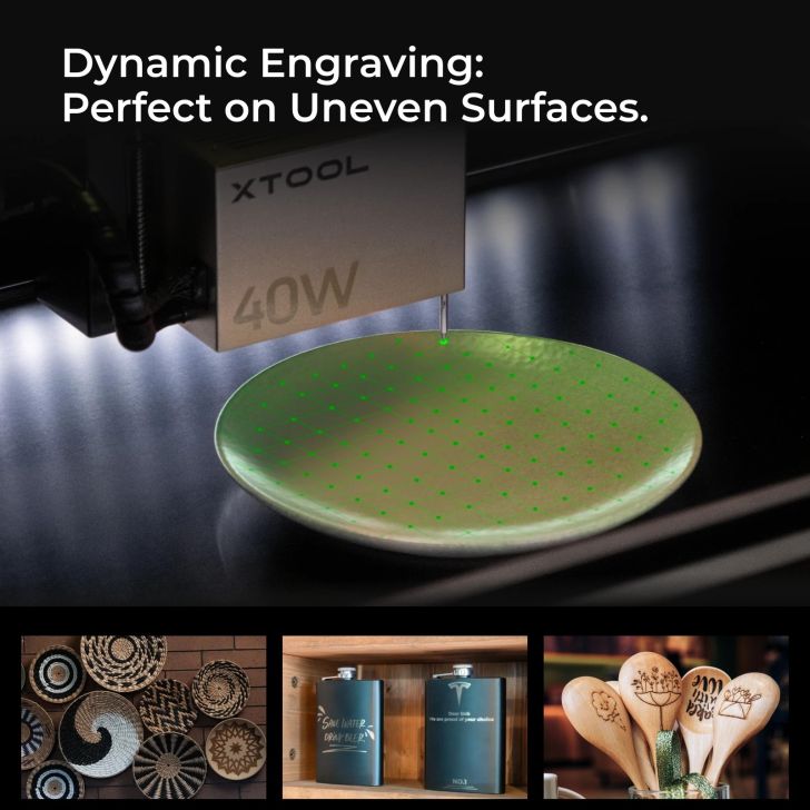 xTool Станок для лазерной гравировки и резки S1 мощностью 20 Вт — базовый комплект