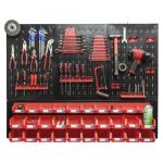 Workshop furniture set metal shelf for tools (52 pcs.) with Klaus