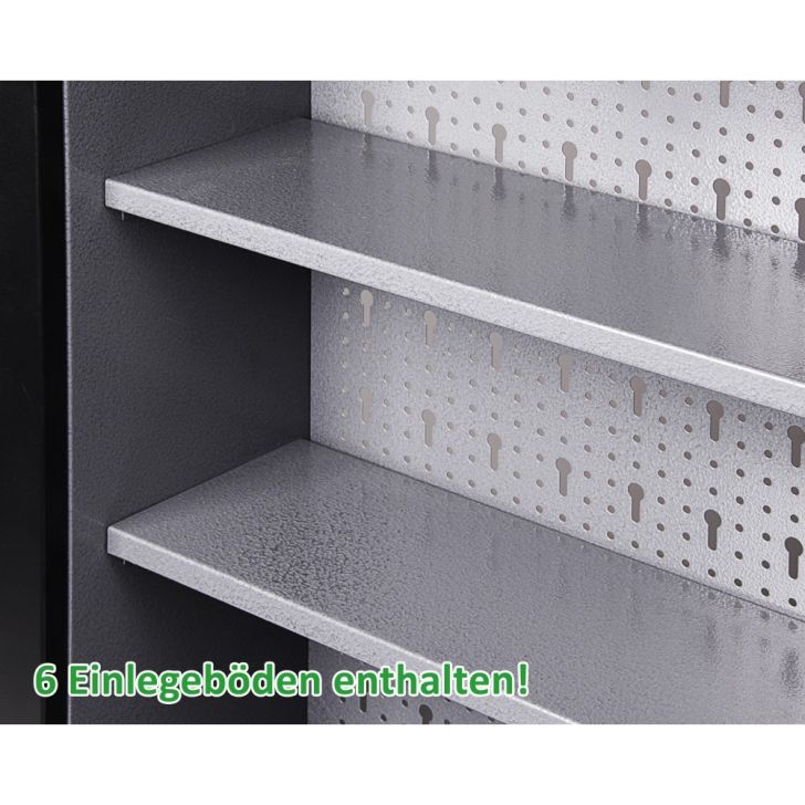 Workshop furniture set metal shelf for tools (52 pcs.) with Klaus
