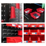 Workshop furniture set metal shelf for tools (52 pcs.) with Klaus 2 pcs.