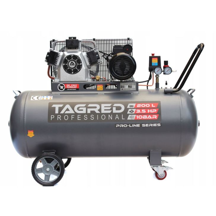 Compressor TA3395 200L, 911 l/min, 3.5kW, 3 cylinders, 230V, 10 bar