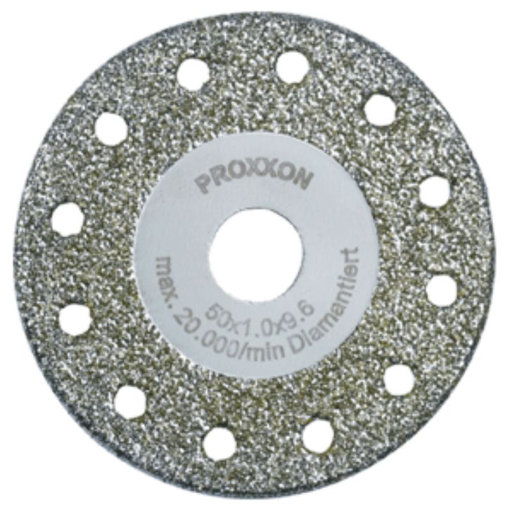 Diamond-coated cutting and roughing disc From 28 557