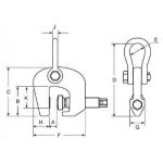 Gripper claw 0.75t, 0-22mm