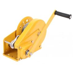 Лебедка с тросом для буксировки 825кг 10М d-5мм Желтая