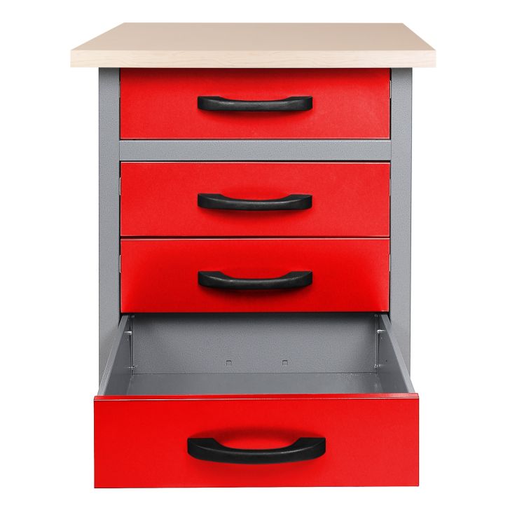 Workshop furniture set 240 cm, LED Bluetooth and socket