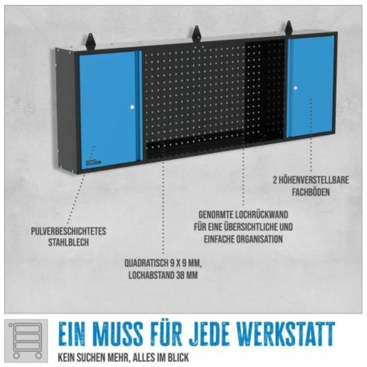 Darbnīcas mēbeļu komplekts Guede GWS 2T/L XL