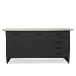 Darba galds HENRY, 1700 x 850 x 600 mm, black