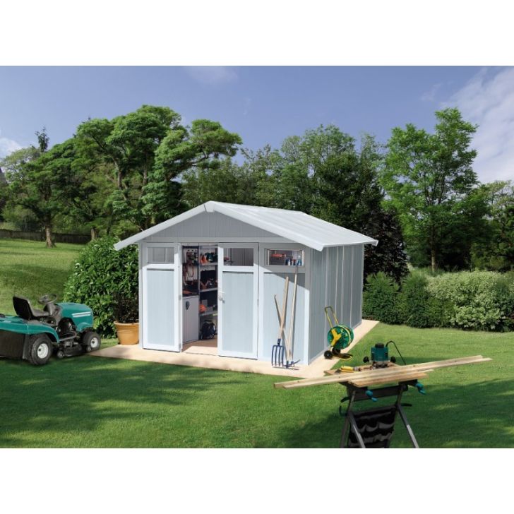 Хозяйственное здание UTILITY V11 2-дверный серый/белый