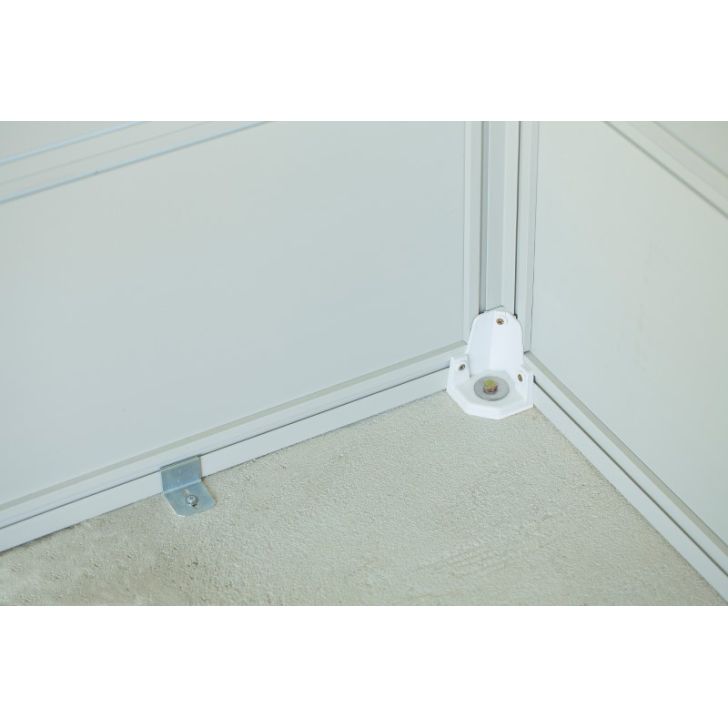 Utility building UTILITY V11 2-door gray/white