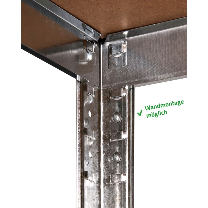 Полка металлическая 750х300х1720мм.