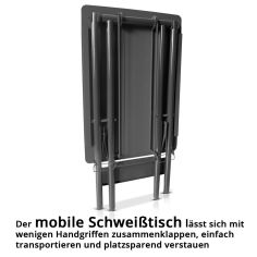 Metināšanas galds FWT-890 ST, 890 x 595 mm, 100 kg 2