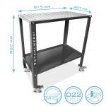 Welding table WT-960 ST 915 x 457 mm, 200 kg
