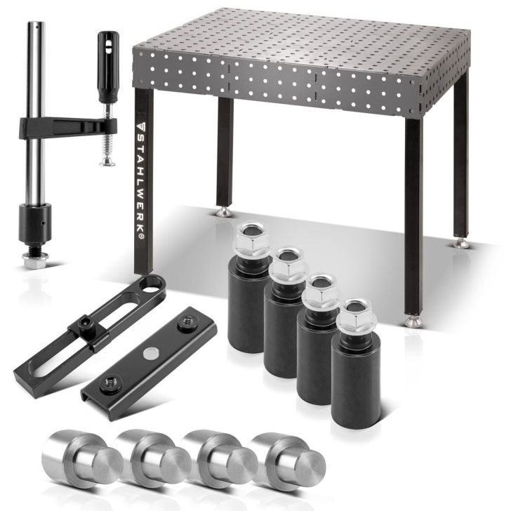 Welding table 3D with welding table accessory set D16