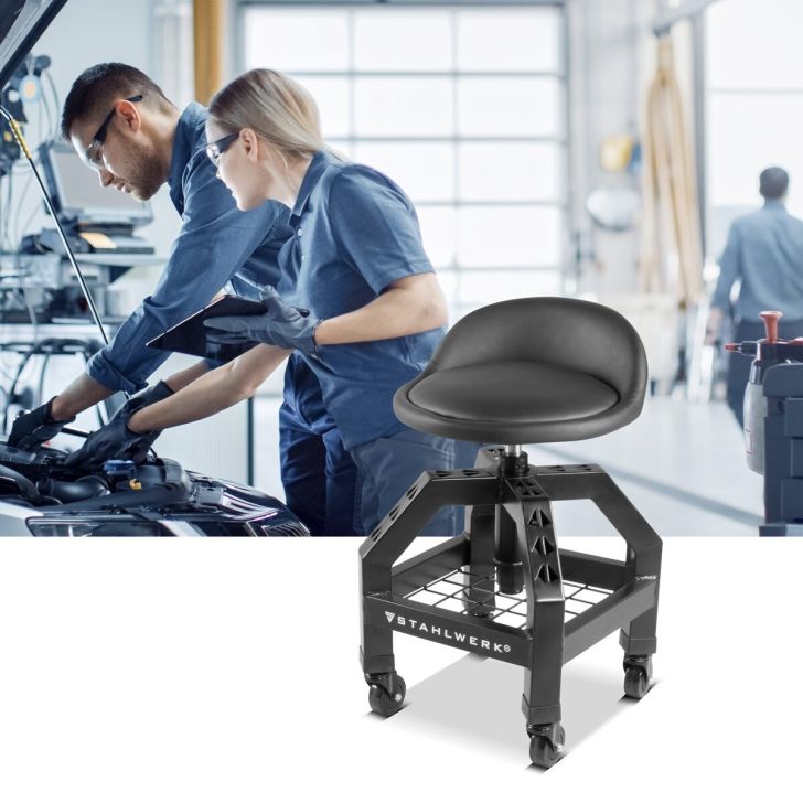 Стул монтажный VWH-300 ST, 59-76 см, 136 кг