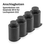 Welding table with welding table accessory set D22