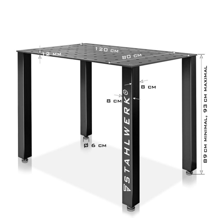 Metināšanas galda 1 500 kg