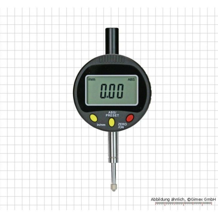 Digital dial indicator, 25.4 x 0.01 mm, 20 µm