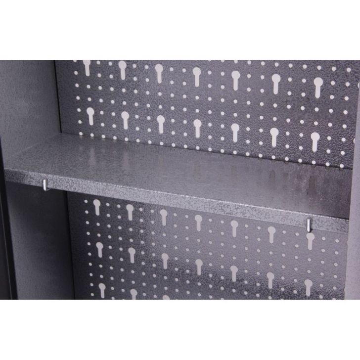 Darbnīcas skapis 2 durvis, melns