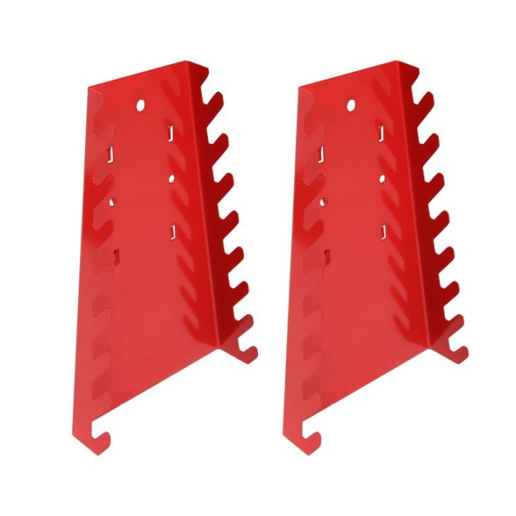 Metāla perforēti sienas āķi 22 gab. sarkans