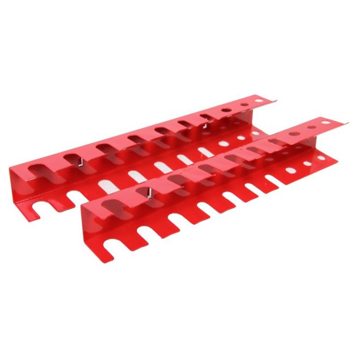 Metāla perforēti sienas āķi 22 gab. sarkans