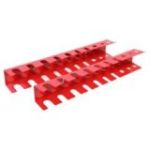 Metāla perforēti sienas āķi 22 gab. sarkans