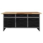 Darba galds Konny 1600 mm anthrazit H85