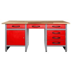 Darba galds Harry 1600 x 850 mm, Red